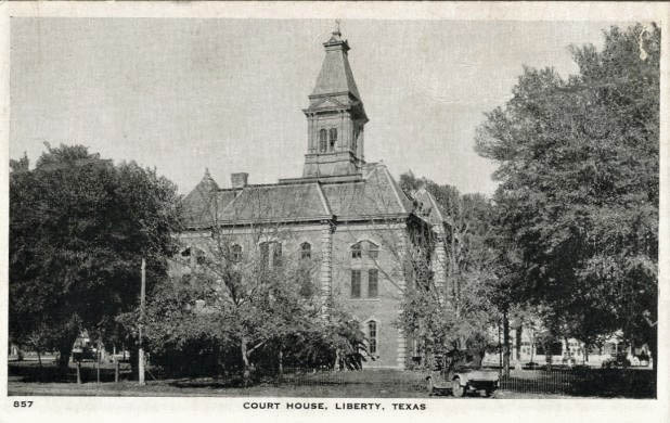 Liberty County Courthouse, early 1900s postcard